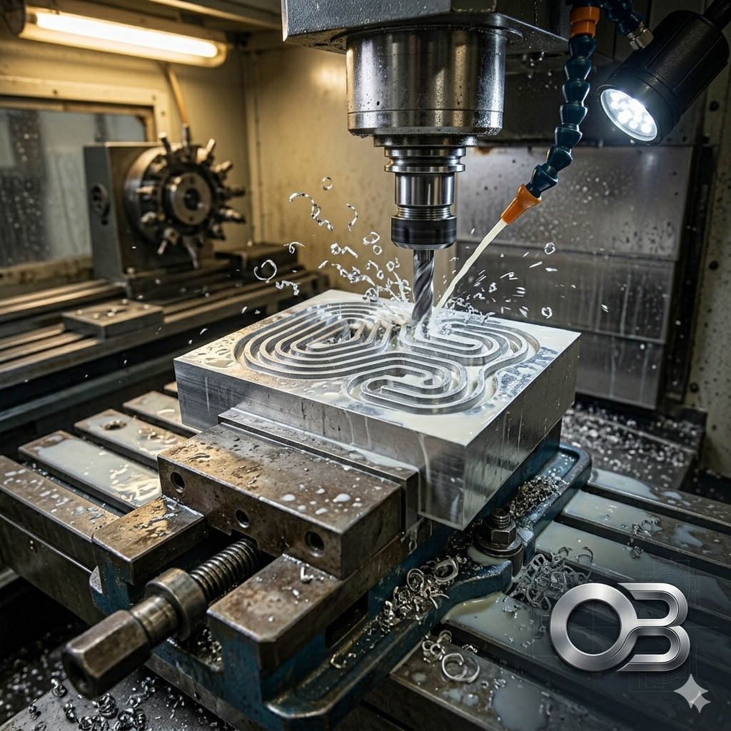 Machining Leak-Free Manifold Channels in 6061 Aluminum for Liquid-Cooled Servers